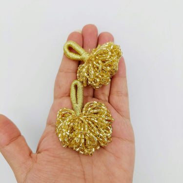 Gold Bead Tassels Latkan, Indian Latkans, Sewing Latkans